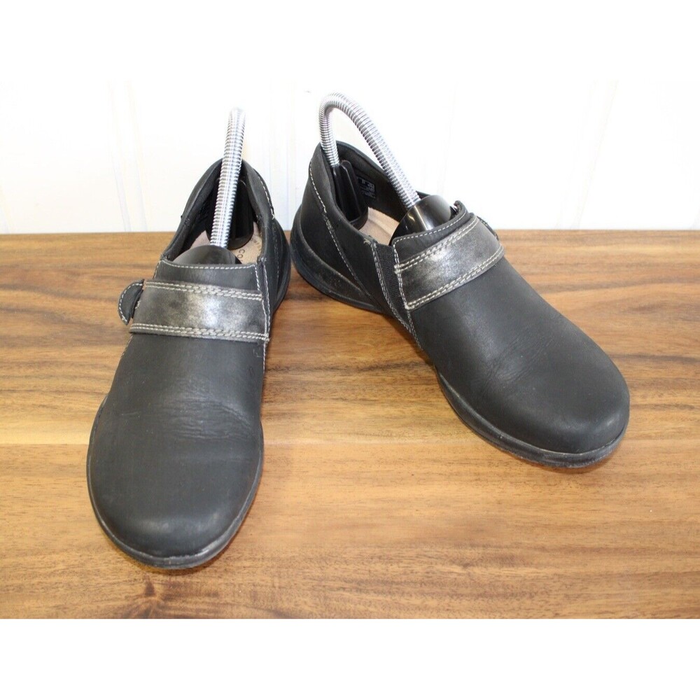 Clarks Roseville Dot Slip-on‎ Loafer Black Size 6.5 M